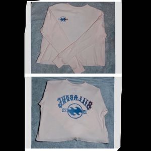 Billabong: light pink long sleeve tee